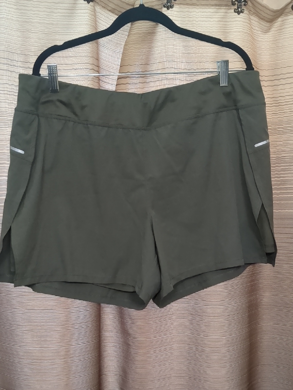 Avia Olive Green Athletic Running Shorts